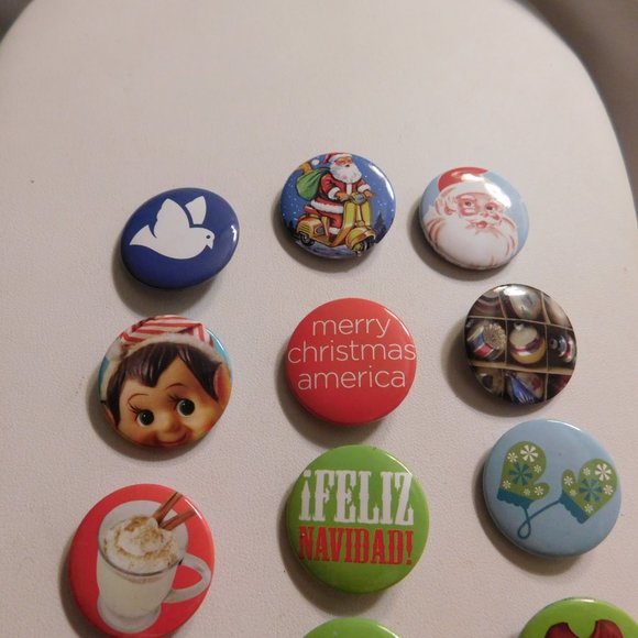 Christmas Pins Assorted Lot of 16 - Picture 2 of 4